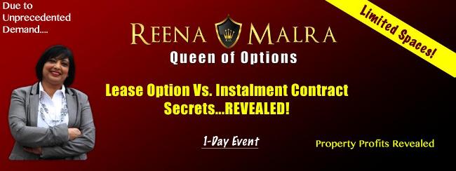 Reena Malra queen of Options